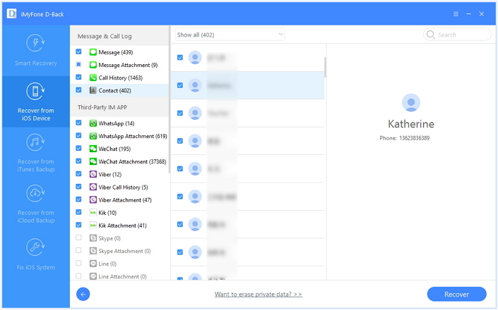 restore deleted contacts from iphone