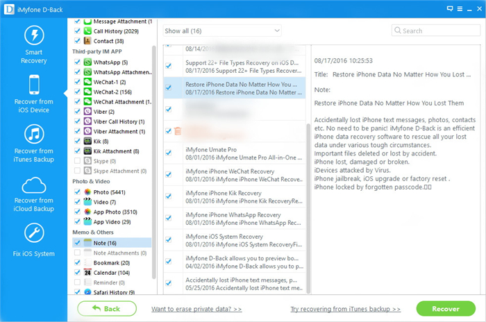 Recover Notes from iPad with broken screen