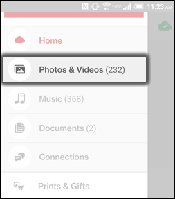 go to Google Photos app