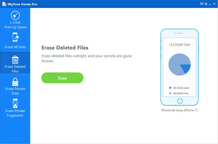 permanently erase deleted files on iPhone