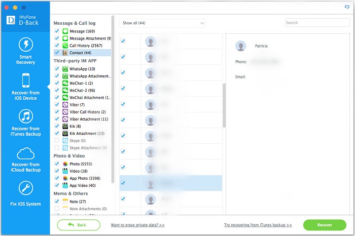 extract iPhone backuped data from itunes