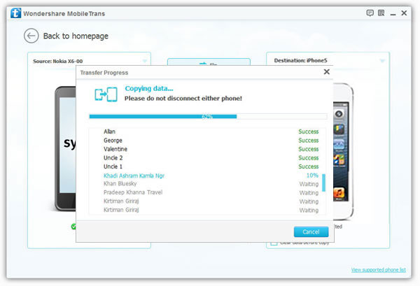 transfer files from nokia to iPhone 6s