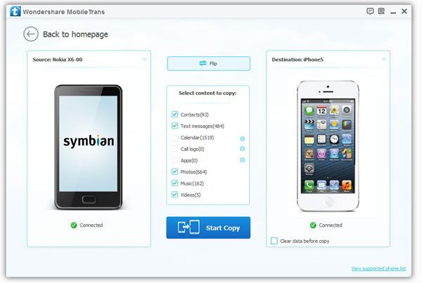 copy files from nokia to iPhone 6s