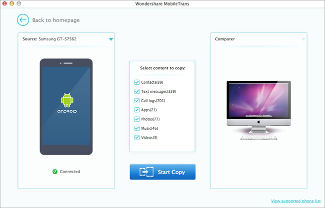 backup android to computer and restore data from backup file