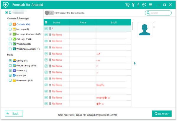 recover lost texts from broken Android