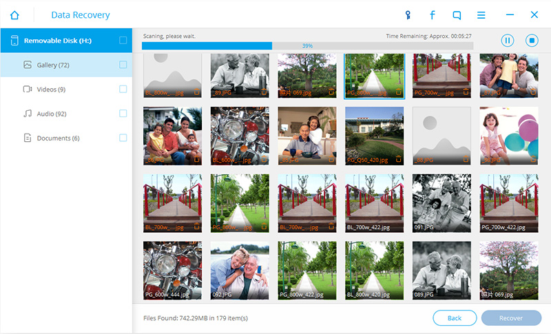 get lost videos back from android sd card