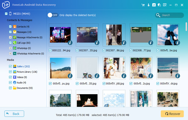 retireve photos on google nexus 6