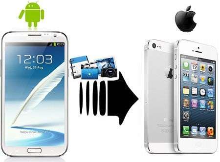 Transfer Android Data to iPhone 7/7 Plus