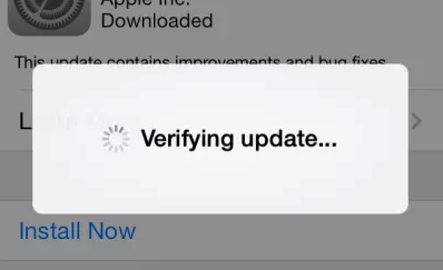 iPhone Stuck on Verifying Update iOS 10