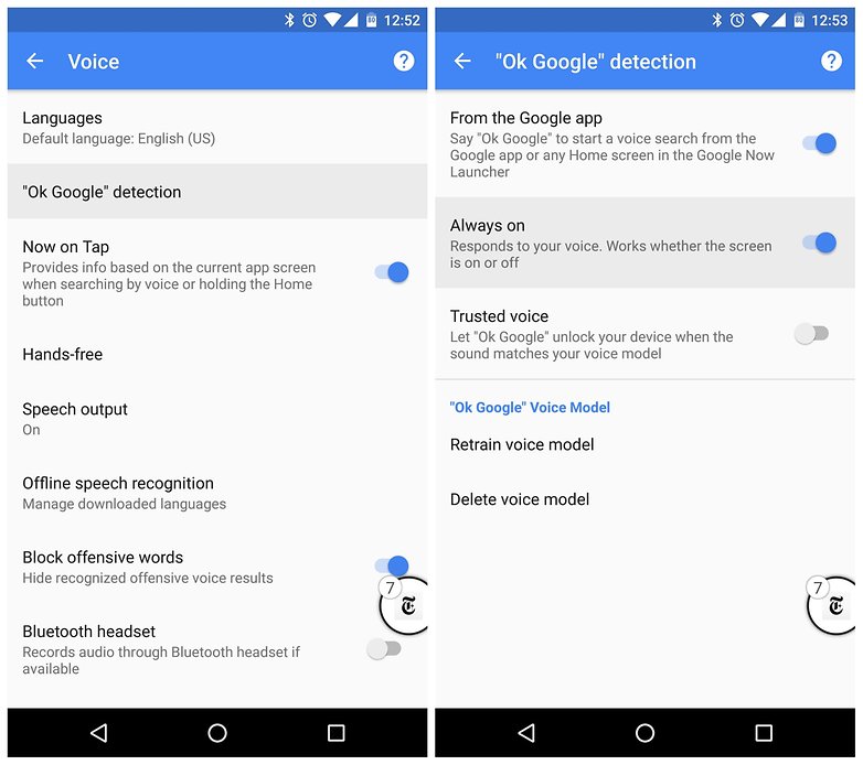 Google-detection-always-on