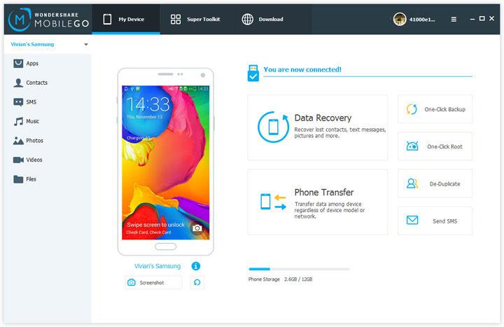 transfer data from cpmputer to Samsung