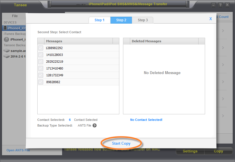 copy sms/mms/imessages between iphone and pc