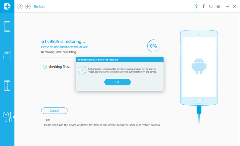 restore text messages from backup