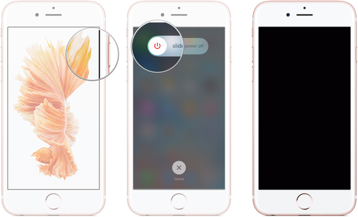 restart iphone to fix iphone stuck on connect to itunes
