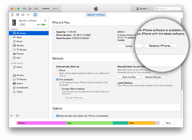 Install iOS 10 Beta using IPSW Files