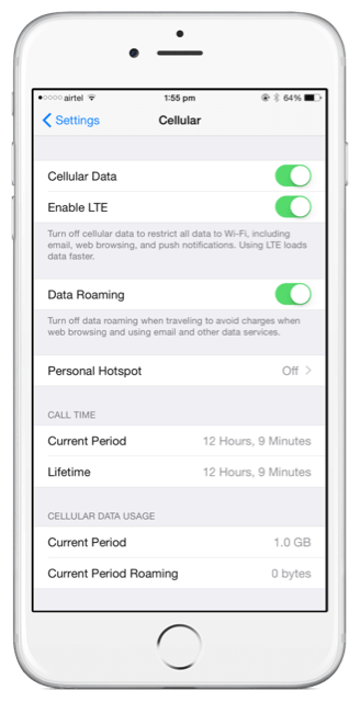 Fix Personal Hotspot Missing issue on iPhone 6s,6,SE,7 on iOS 10