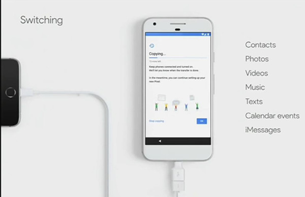 switch iPhone data to pixel