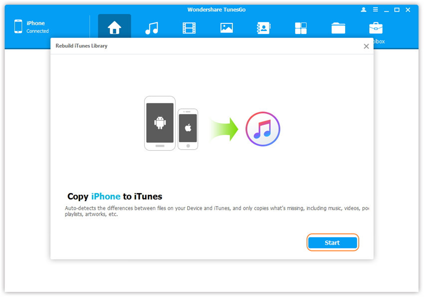restore itunes library