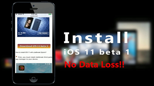 install iOS 11 on iPhone without data loss
