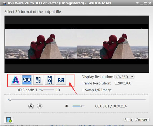 convert 2d movie to 3d sbs mp4 for google daydream vr