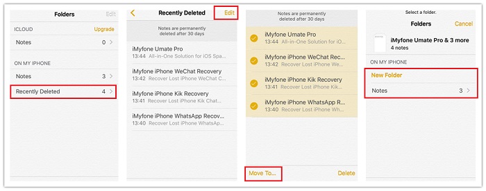 recover deleted notes from iphone 7