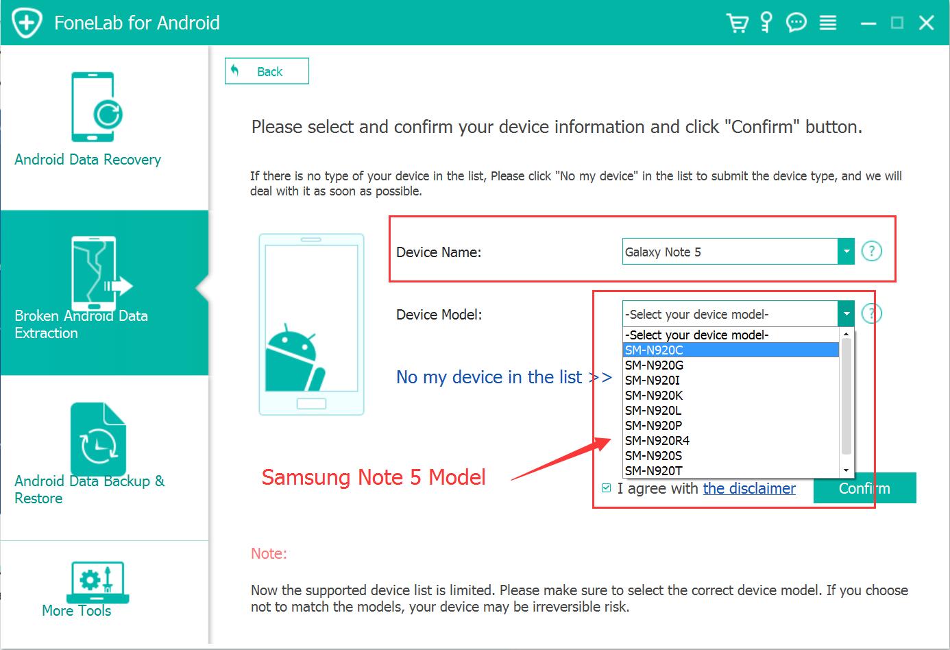 recover data from frozen samsung