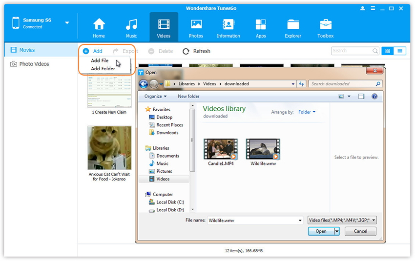 manage samsung s8 files on computer