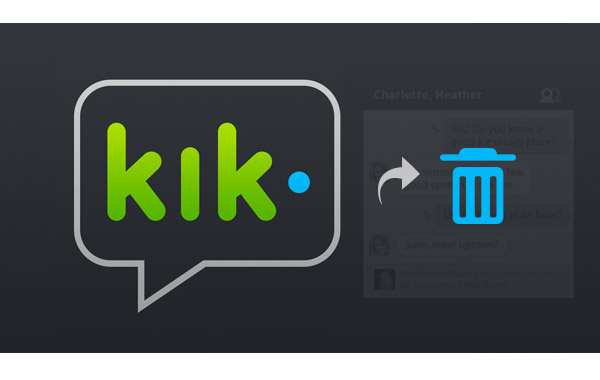 delete kik messages on iphone