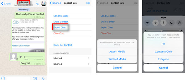 backup whatsapp messages from iphone to mac via airdrop