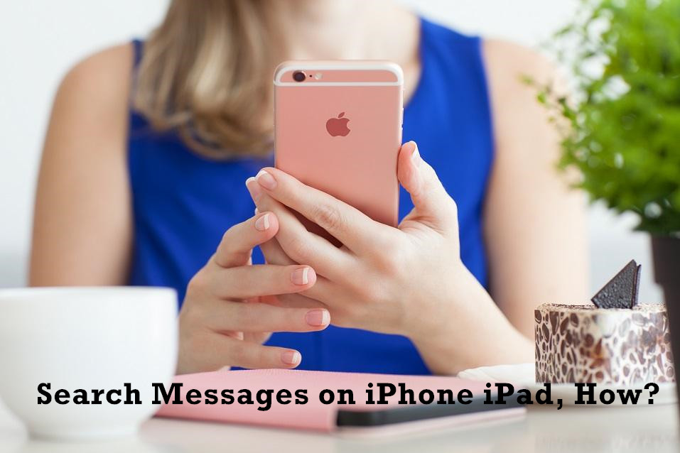 how to search text messages on iphone ipad