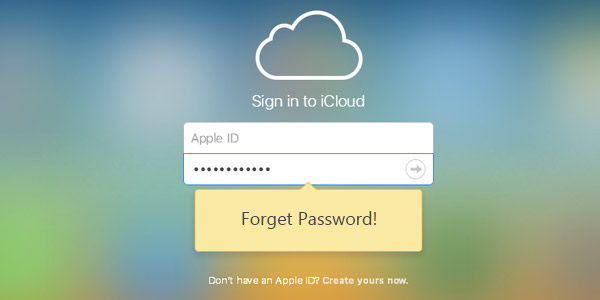 how to recover a forgotten icloud password