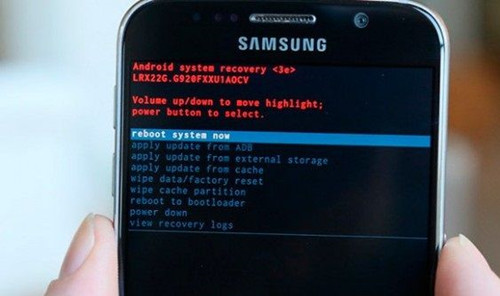 samsung galaxy s6 recovery mode reboot system