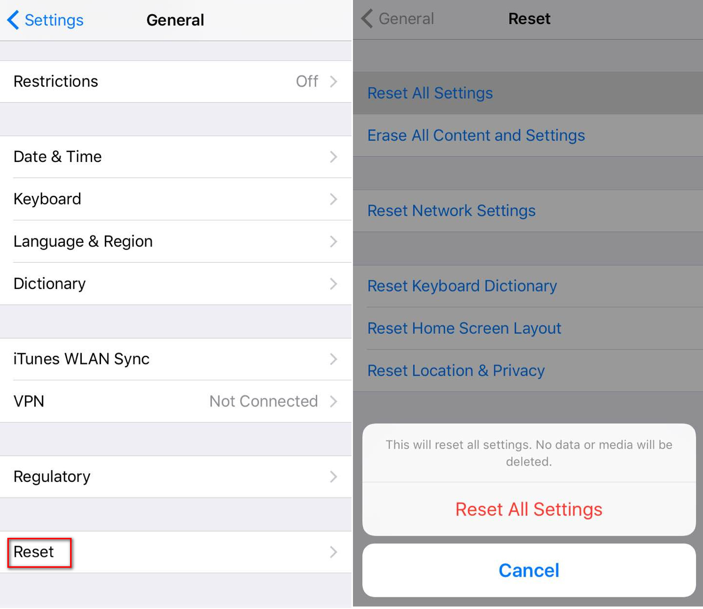 factory reset speed up iphone with ios 11