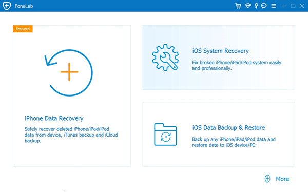 run iphone data recovery software