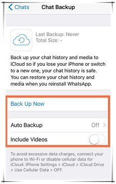 Retrieve Deleted WhatsApp Chats from iCloud
