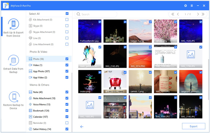 export data from iPhone 8/X/XS to pc