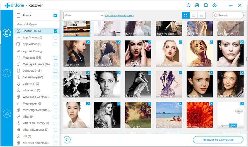 recover data from iPhone