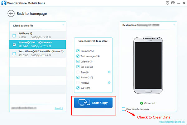 restore icloud backup to oneplus 7 pro