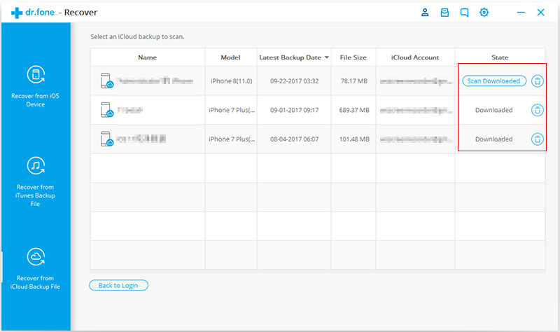 extract other iCloud backup