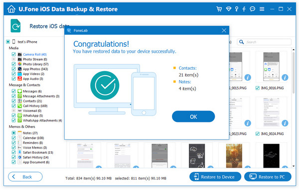 Restore Backups to iPhone X