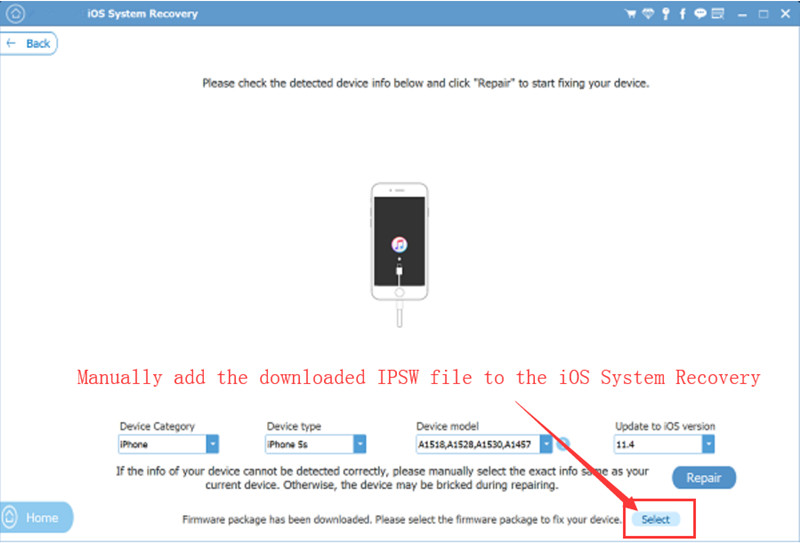 check for device information
