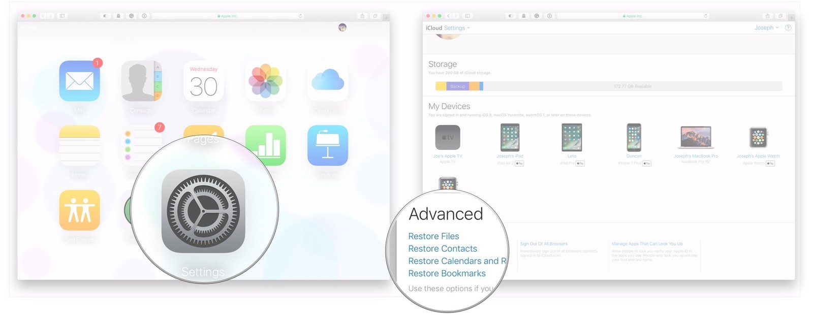 recover iphone xs data from icloud