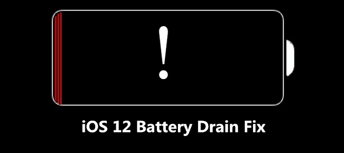 fix ios 12 battery drain