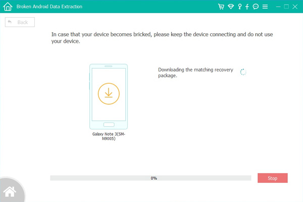 Downloading Recovery Package
