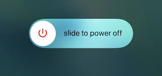 slide to power off not working
