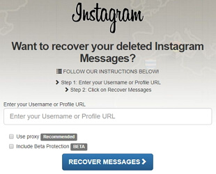 recover instagram messages online