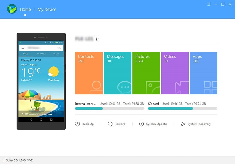 recover deleted photos using huawei hisuite