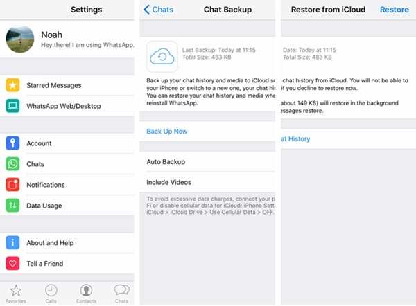 transfer whatsapp from iphone to galaxy S20