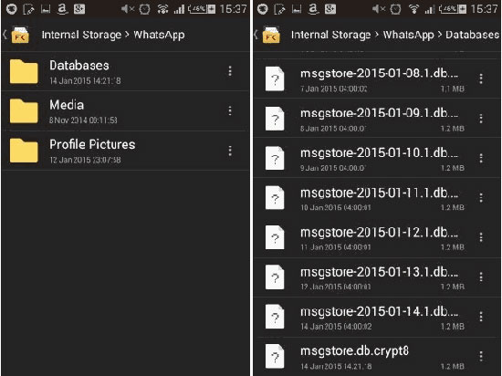 whatsapp chat restore